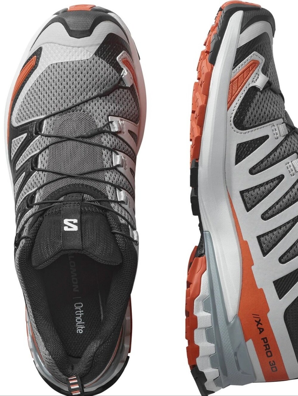 New Salomon XA Pro 3d V9 Castlerock/Black/Ochre Running Shoe Men's US Sizes 11